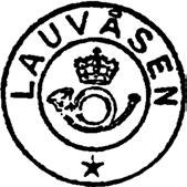 ? LAUVÅSEN LØVAASEN brevhus, i Horg herred, ble opprettet den 01.07.1907.