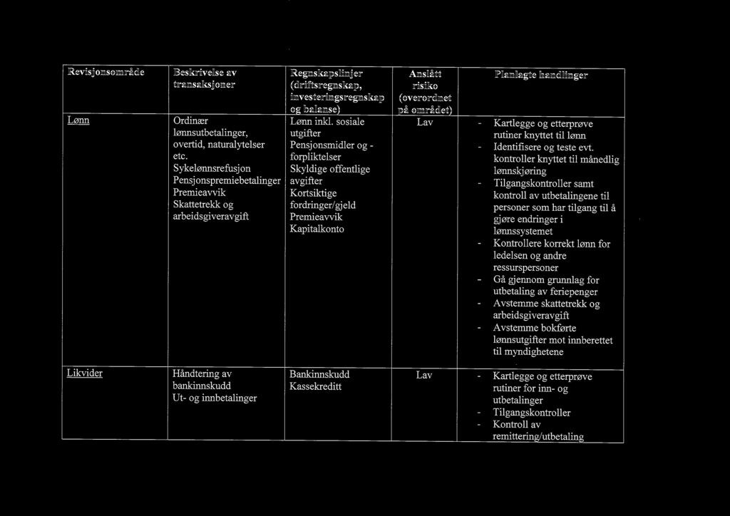 46/19 Overordnet revisjonsstrategi regnskapsrevisjon 2019 Arendal - 19/13922-2