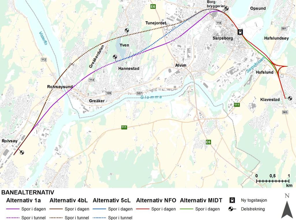 5 av 23 Figur 1-1: Oversikt av alle alternativer