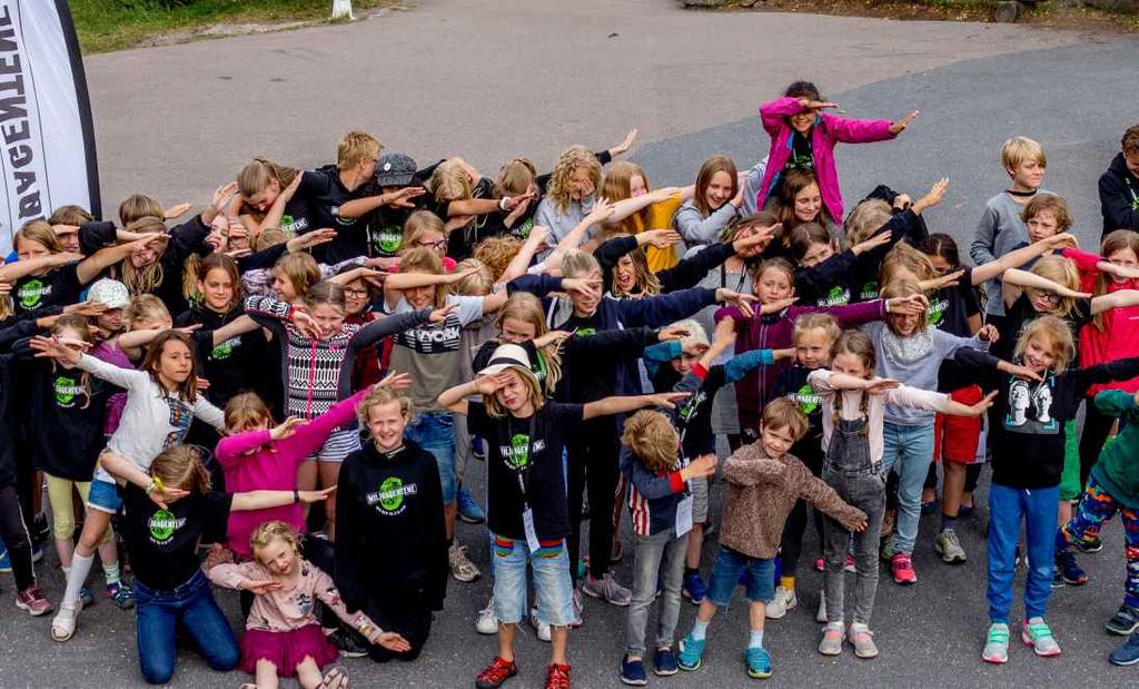 LANDSLEIR Landsleir på Knattholmen Landsleiren 2018 hadde fokus på friluftsliv med fiskesafari, fuglekikking med ornitologer, bli kjent med livet i fjæra, klatring,