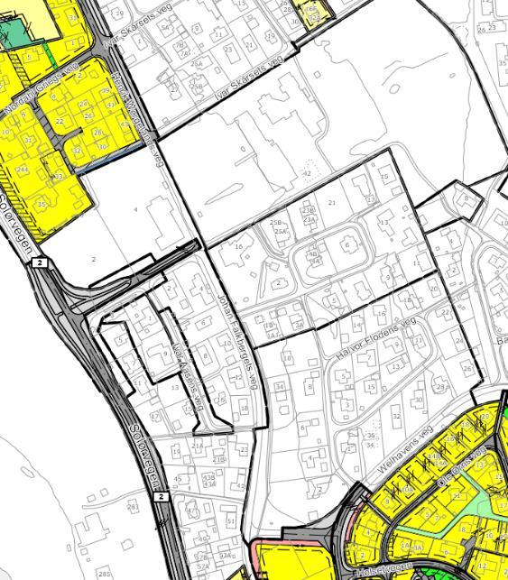 2.2. Gjeldende reguleringsplaner Følgende gjeldende reguleringsplaner grenser til eller berøres av planområdet: Reguleringsplan for Ingunnly, vedtatt 01.06.