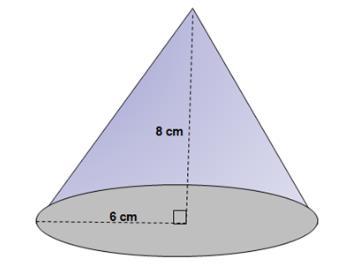 Eksempler og forklaringer, pyramide og kjegle Vi har samlet pyramide og kjegle fordi man regner volumet av disse figurene på samme måte.