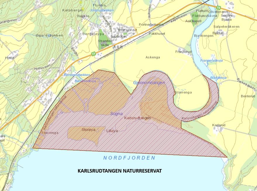 Tegnforklaring Klasseinndelte verneområder Nasjonalpark Naturreservat Landskapsvernområde Artsfredning Marint verneområde (Naturmangfold