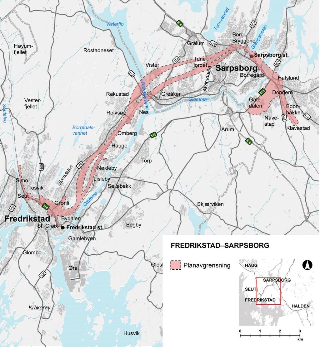 21 av 151 ved Trara og for nordre korridor mellom Kiæråsen og Lislebyveien.