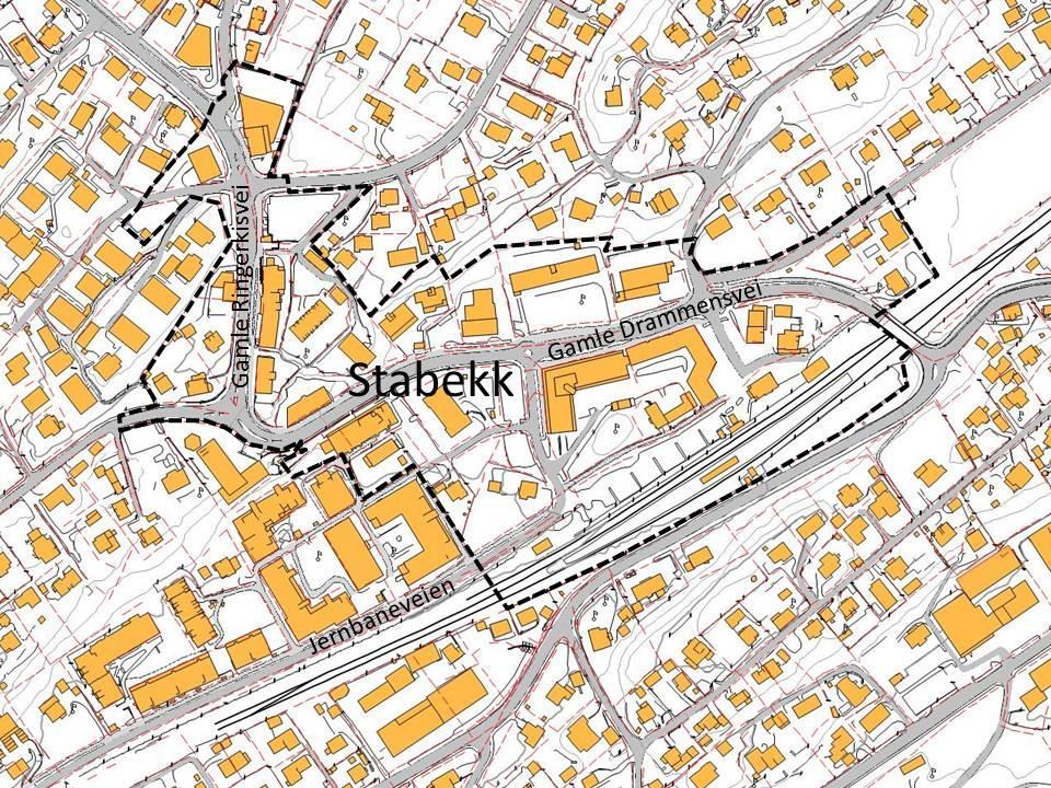 Rådmannens forslag til vedtak bestemmelser, dokument 3653082, vedtas, jf. plan- og bygningsloven 12-12. med sort, stiplet linje.