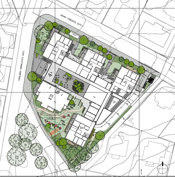 BOLIGENE 38 leiligheter Størrelser: 50-104 m2, fordelt på 50-69m2, 70-89 m2,