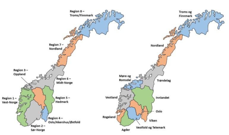 utfordringer for forvaltningen og administrasjon av forvaltningsregionene for rovvilt. Dette må også legges til grunn i vurderingen av nye forvaltningsregioner.