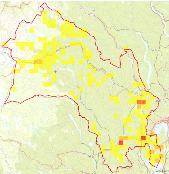 fra midten av april. Perioden fra mai til juli var ekstremt varm og tørr med månedsmiddeltemperaturer som lå hele 3-5 grader over normalen og med under halvparten av normal nedbør.