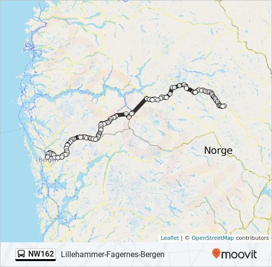 Skreien Kvåle E16 Fossmark Vaksdalsvegen 1651, Norway Fossmark Nord Stanghelle Nord Lågaskarvegen 39A, Norway Helle Sør Helle Nord Dalegården Dale Sentrum Ragnar Doggergata 4, Dale