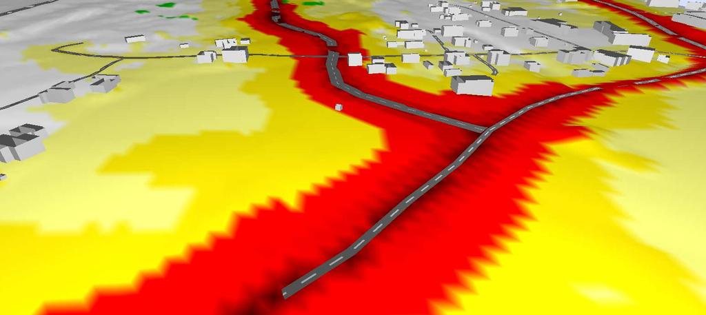 Hadelandsvegen, ÅDT 4 000, 60 km/t Ny vei, ÅDT 13 800, 40 km/t Vestbygdvgn, ÅDT 6000, 60 km/t Vestbygdvgn, ÅDT 11 500, 60 km/t Støyvurdering Stubbengmoen Næringsområde Støykilde: vei Støynivå Lden i