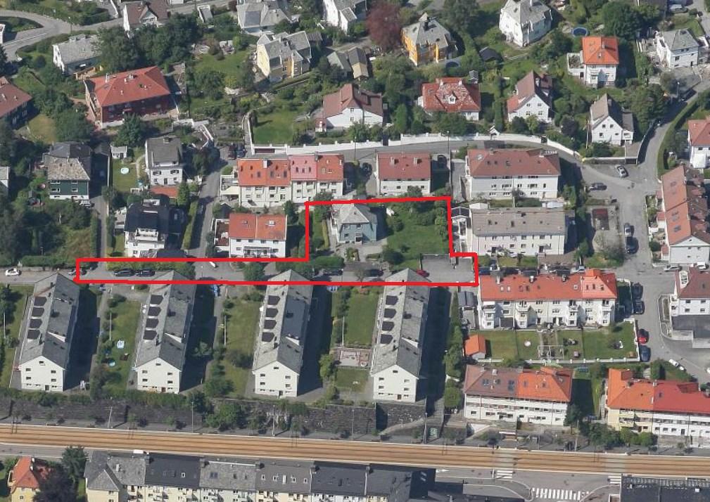 GANGS BEHANDLING Kort om planforslaget Alliance arkitekter AS fremmer på vegne av Hagen Eiendom & Invest AS planforslag for et område i Falsens vei i Årstad bydel. Planområdet er ca. 1,3 daa.