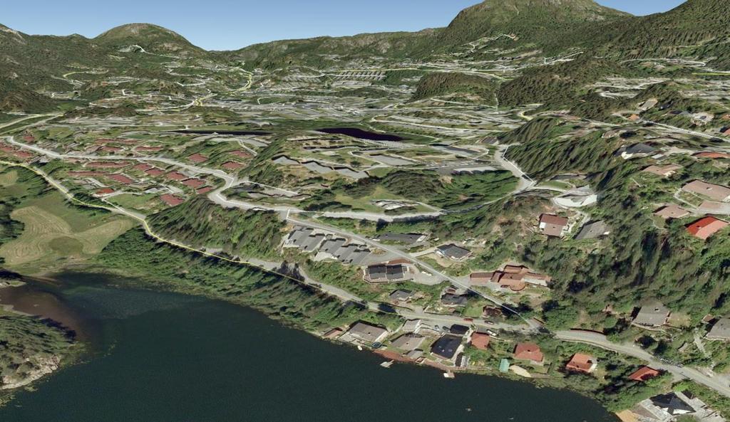 Her har man kort veg til urbane omgivelser ved Oasen bydelssenter og Bergen sentrum, samtidig som man har tilgang på natur og friluftsliv ved Sælevatnet,