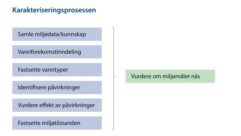 Karakterisering og klassifisering Karakterisering: oversikt over