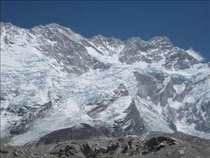 Kangchenjunga 8586 m Leir 4, 7800 m Leir 3, 7100