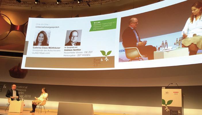 Der Kongress Nach dem überaus erfolgreichen Kongress Farm & Food 4.0 im Januar 2016 in Berlin, bei dem die Themen Digitalisierung, Industrie 4.