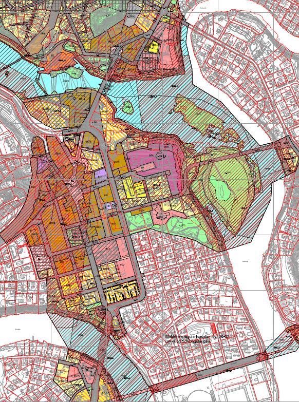 Utsnitt av planforslaget til