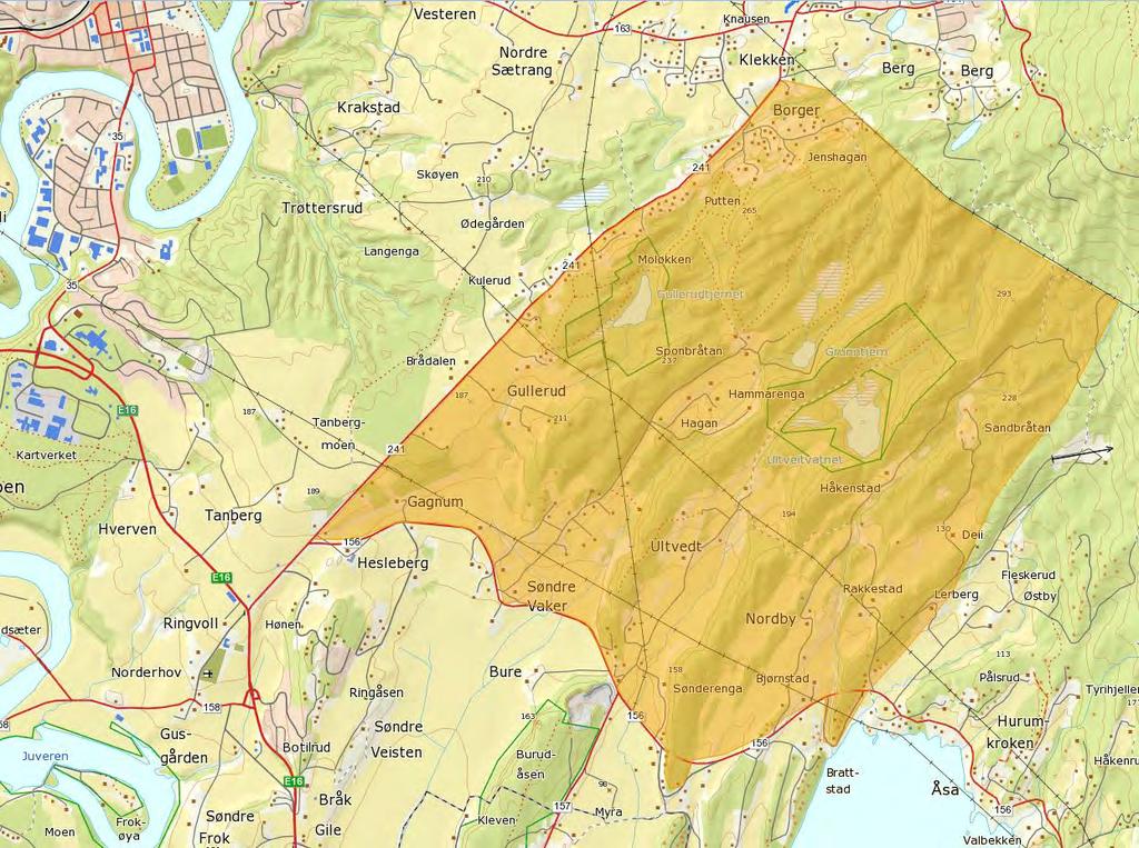 Størrelse 7 km 2 Områdetype Turområde Oppkjørte løyper vinterstid Ukjent Opptråkka stier vinterstid Ukjent Lysløyper Opparbeida turstier sommerstid Under 15 km Toaletter Servering/kiosk Avstand fra