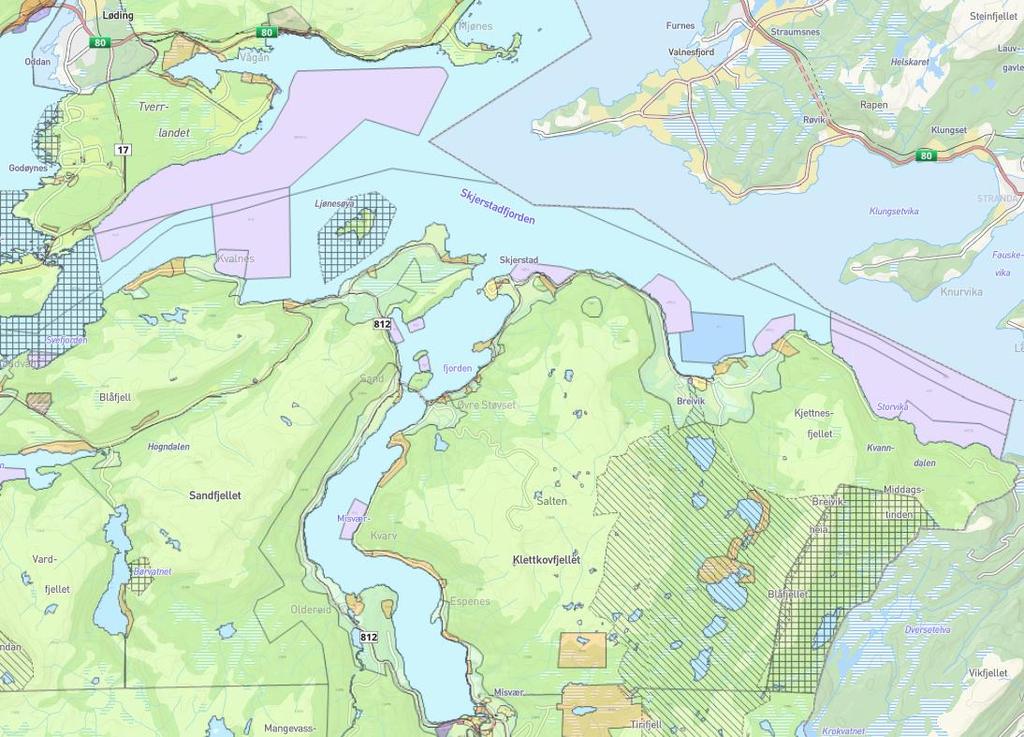 De deler av denne planen som omfatter sjøarealene foreslås opphevet da planen legger til grunn en arealbruk som innebærer store landskaps- og terrenginngrep i strandsonen.