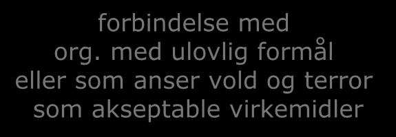 I L N Forhold som kan føre til