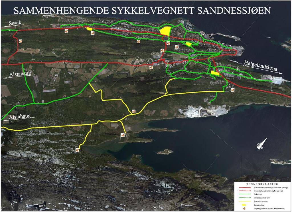 Tilgjengelighet BESKRIVELSE AV TILGJENGELIGHET OMKRING PLANOMRÅDET Temaet tilgjengelighet definere vi å være forbindelser både for gående, syklende og kjørende.