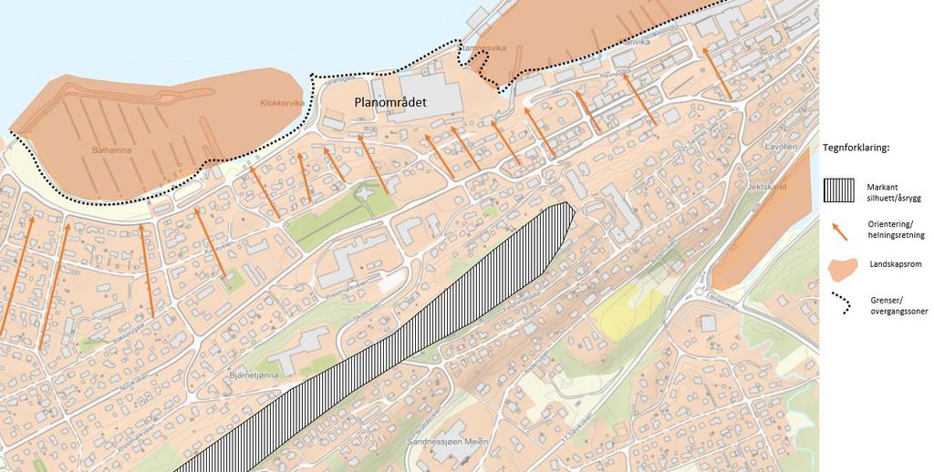 Landskap BESKRIVELSE AV LANDSKAPSSITUASJONEN Planområdet ligger i et landskap som er orientert mot nord på et platå i lanskapsrommet mot Alstenfjorden.