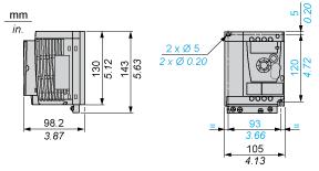 produktsertifikater Vibrasjonsmotstand støtmotstand Conducted emissions with additional EMC filter environment 1 category C2 EN/IEC 61800-3 4.