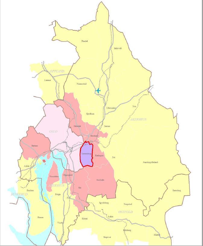 Lørenskog kommune Befolkning: 40 106 per 1.