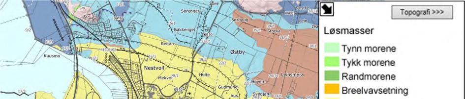 Grunnforhold Ifølge løsmassekart utarbeidet av NGU, jf. Figur 2, består det øvre jordlaget i området av elvetransporterte masser.