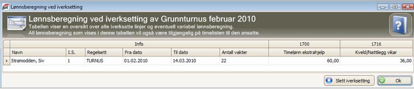 Hjelpeplan Timelønnsberegning Lønnsberegningen av