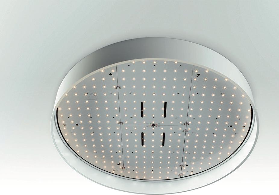 Luno Ø600 (Surface, recessed og pendant) leveres med samme lysilde: 52W Luno Ø900