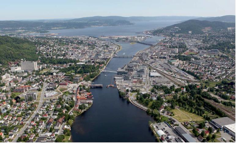 Drammen har en