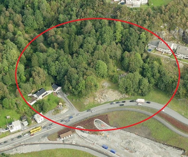 Kort om planforslaget Opus Bergen AS i samarbeid med Faaland Arkitekter AS fremmer på vegne av Bergen Utbygging AS planforslag for et område i Ytrebygda bydel på Søreideåsen.