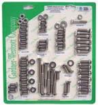 ARP FASTENERS 355 GARDNER WESTCOTT BOLT KITS Engine Dress Up Kits Application Emblem Chrome Part No Polished Stainless GW10-56490-H GW10-56490-HSP GW17-56490-H GW17-56490-HSP GW17-56492-H