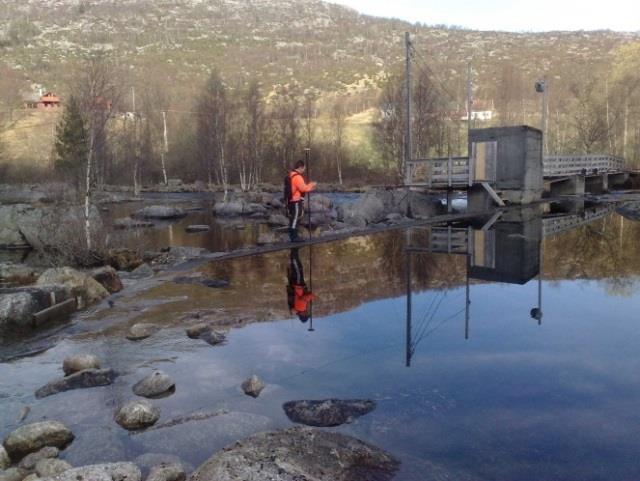 Dokumentasjon innmåling dam Dalavatn: Faktisk kotehøyde for reguleringen