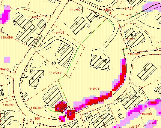 For leilighetsbyggene planlegges parkering i parkeringskjeller under BK-1, samt 1 handicap p- plass på terreng. Eneboligene planlegges med parkering på terreng eller i garasje/carport.