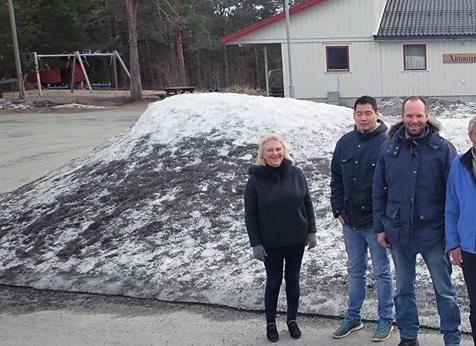 IVELAND FOR FREMTIDEN fv: May Britt, Kjetil, Kåre, Andre, Liv og Gunnar ved VOPS våren 2019.