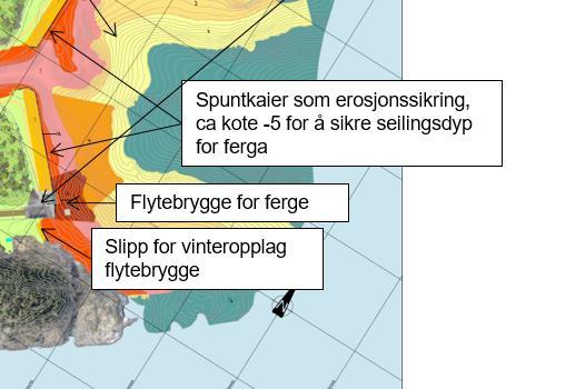 4.0 Langøyene brygge Langøyene brygge Oslo kommune Bymiljøetaten, Oslo kommune Flytebrygge ns høyde over vann (MWL) Fribord 1,72 meter Dybde ved bryggekant (LAT) Kontrollmålt 2018 se figur under.