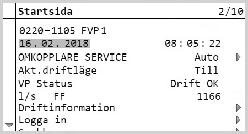 DSKE180401.00.NO Side 18 Alarminformasjon for omformer og kompressor For aggregat inkl. styring (kode MX) kan alarminformasjonen leses ut i Climatix-display (Hovedmeny > Aggregat > Kjøle > Alarm).