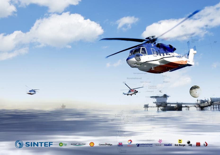 Helicopter Safety Study 3B (HSS-3B) Pågående 16 oljeselskaper Luftfartstilsynet Petroleumstilsynet