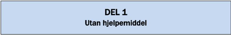 1T eksamen hausten 017 Tid: 3 timar Hjelpemiddel: Vanlege skrivesaker, linjal med centimetermål og vinkelmålar er tillatne. Oppgåve 1 ( poeng) Rekn ut og skriv svaret på standardform.