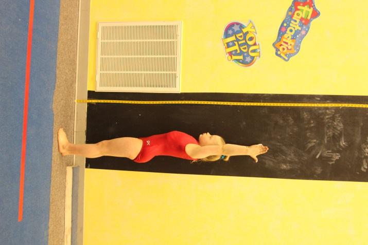 Measure to the nearest 1/4, using a level to guide you to the tape measure. This is the athlete s reach height. (Figure 1) DIRECTIONS: Athlete faces perpendicular to the wall in a standing position.