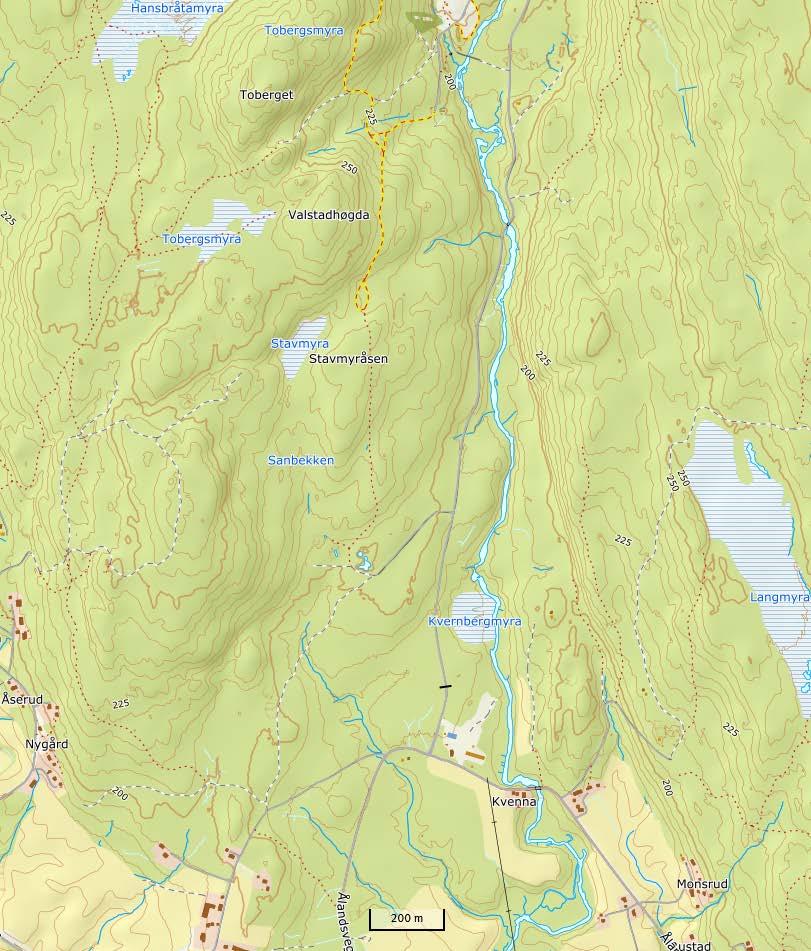 1 2 3 4 Figur 2. Nedbørfeltet til Kampåa (2.