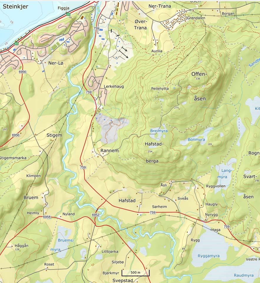 4 3 2 Figur 7. Nedbørfeltet til Figga (128.