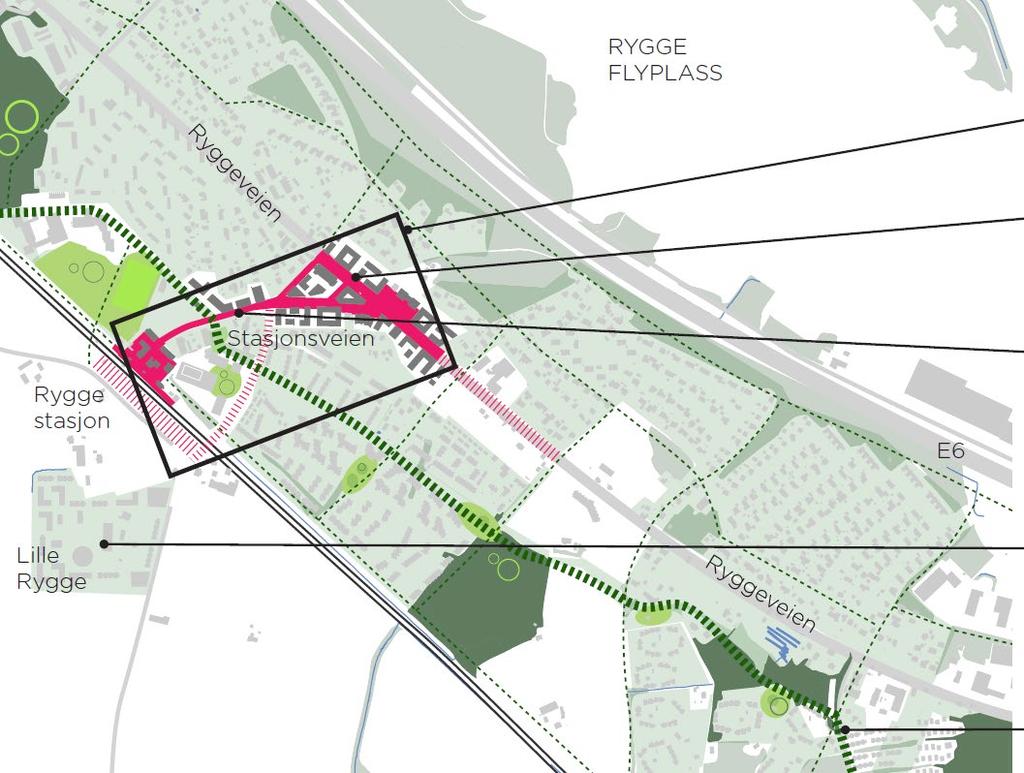 Konkrete målsettinger Halmstad sentrum Konkrete målsettinger Aktivisering gjennom konsentrasjon Ryggeveien Regional