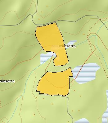 OMRÅDE: Tempelseter H58a-b Rislelia Gbnr 147/1,2 Innspill: 5 a Dagens formål: LNF Foreslått formål: Fritidsbebyggelse Arealstørrelse: 30 daa Moh.