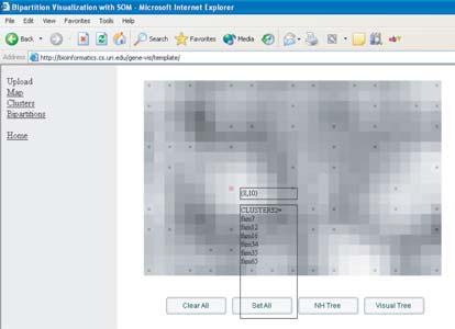 L. Hamel et al. 5 Figure : A typical visualization computed by GPX. at position i on the map at time step t.