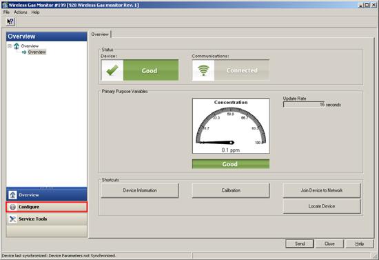 3. Velg Configure (Konfigurer). 4. I fanen Configure (Konfigurer) gjør du ett av følgende: Velg Guided Setup (Veiledet oppsett) for å bekrefte eller endre innledende konfigurasjonsinnstillinger.