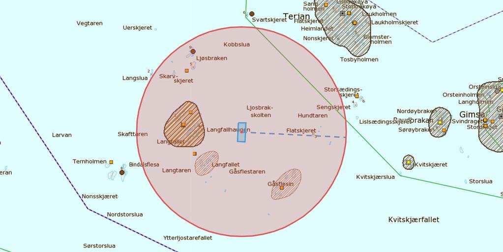 Hensynskrevende områder og arter Truede eller sårbare arter (rødlistearter) Artskartet til artsdatabanken angir flere registreringer av rødlistede fuglearter i en radius på 2,5 km av lokaliteten