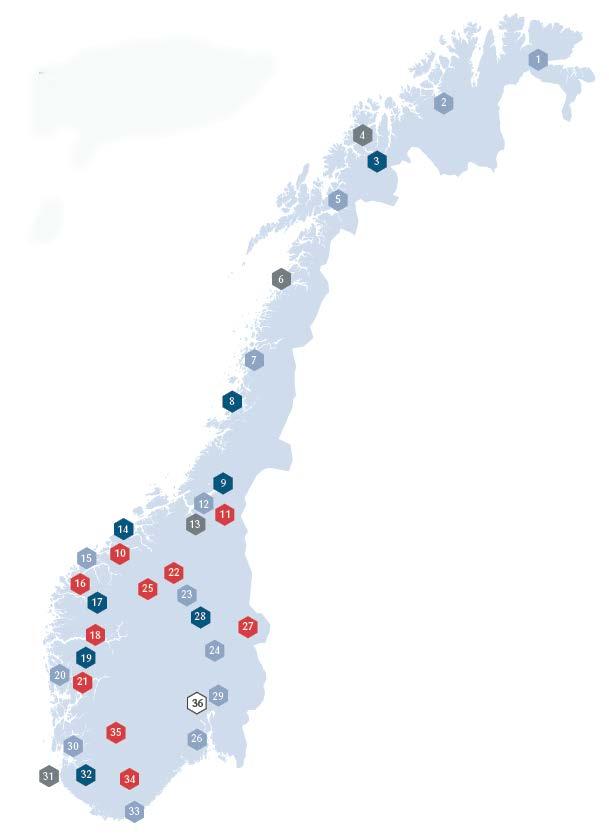 TINE Gruppa Flytende produkter Faste produkter Spesialprodukter Sentrallagre/terminaler Hvert sekund året rundt produseres 40 TINE-produkter. Det betyr 3,5 millioner enheter daglig.