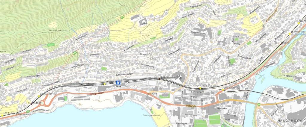 4.3 Trafikktal jernbanetrafikk For jernbanetrafikken er det lagt til grunn trafikktal frå Jernbaneverket 5 som er for 2016, sjå tabell 4. BM69 togsettet er erstatta med BM75.